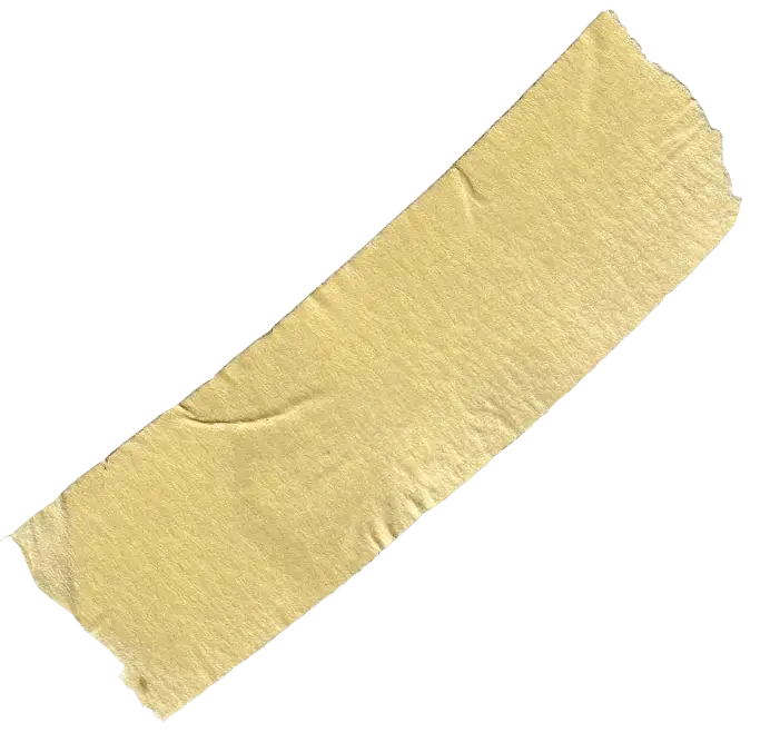 Little bit of sticky masking tape